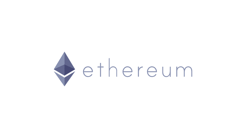Logotipo horizontal do ETH (branco)