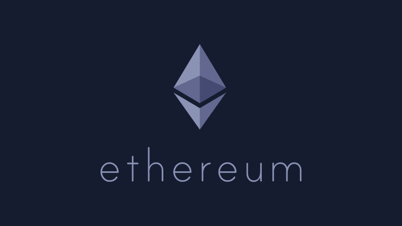 Logotipo vertical do ETH (roxo)