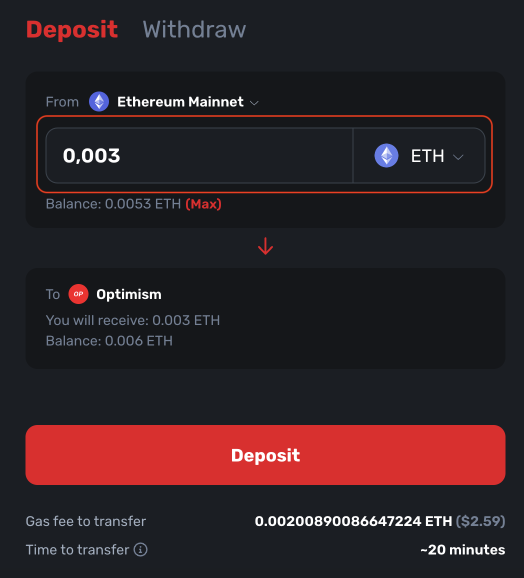 Common interface for bridging tokens