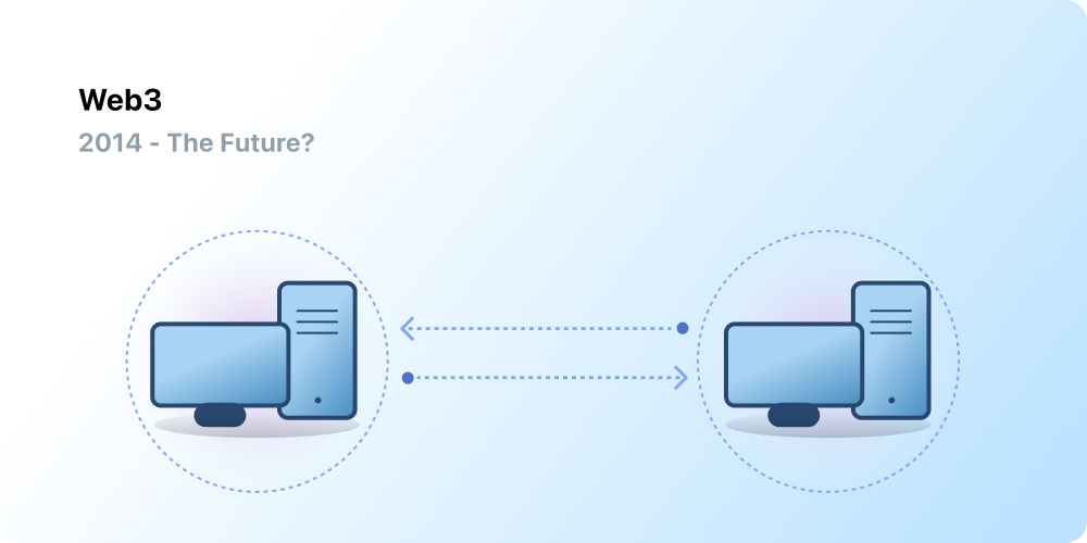 Decentralized node architecture, representing Web3