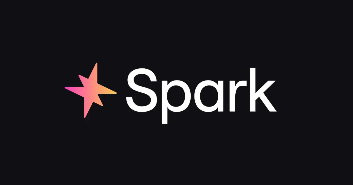Spark application banner showing the main interface