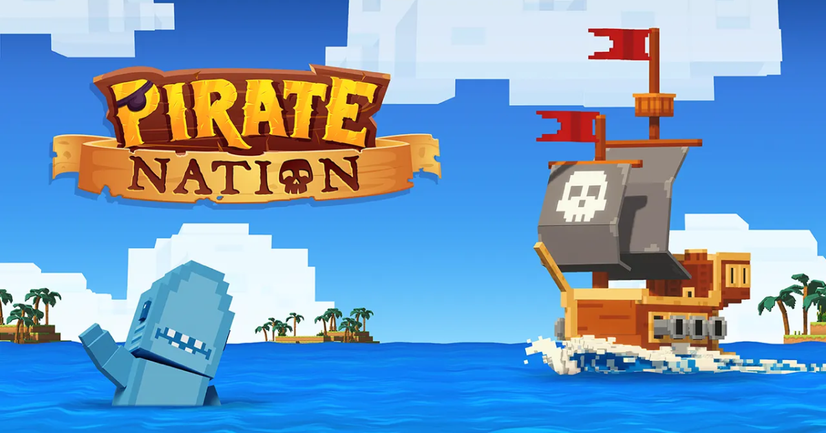 Pirate Nation application banner showing the main interface