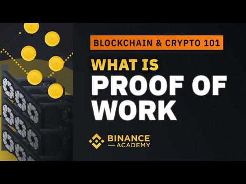 What is proof of work?