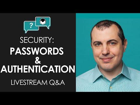 Crypto security: passwords and authentication