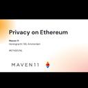 Privacy on Ethereum