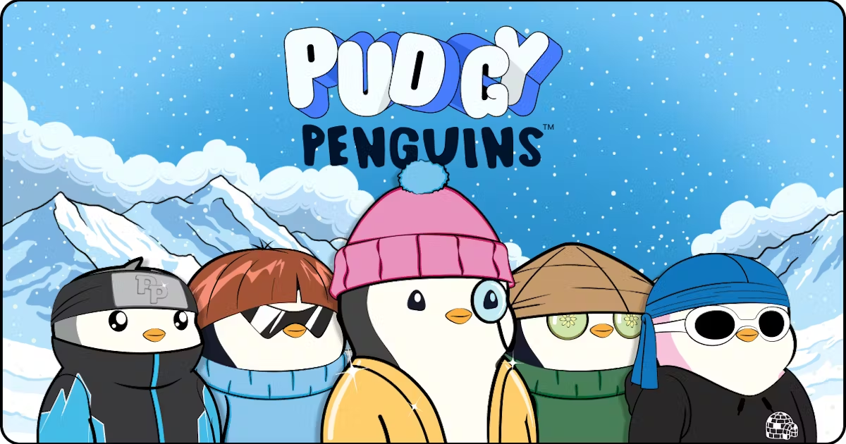 Screenshot 1 of Pudgy Penguins showing the application interface