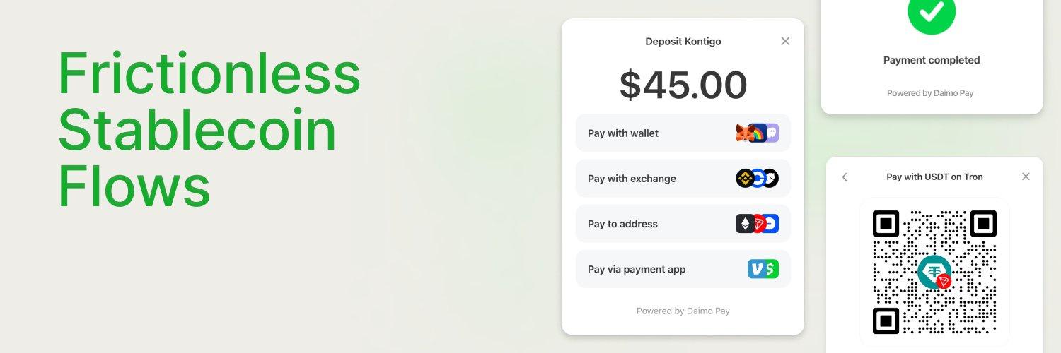 Screenshot 1 of Daimo Pay showing the application interface