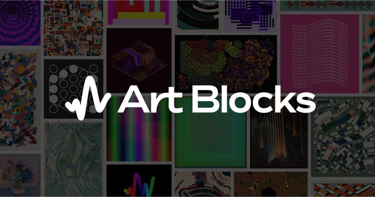Screenshot 1 of Art Blocks showing the application interface