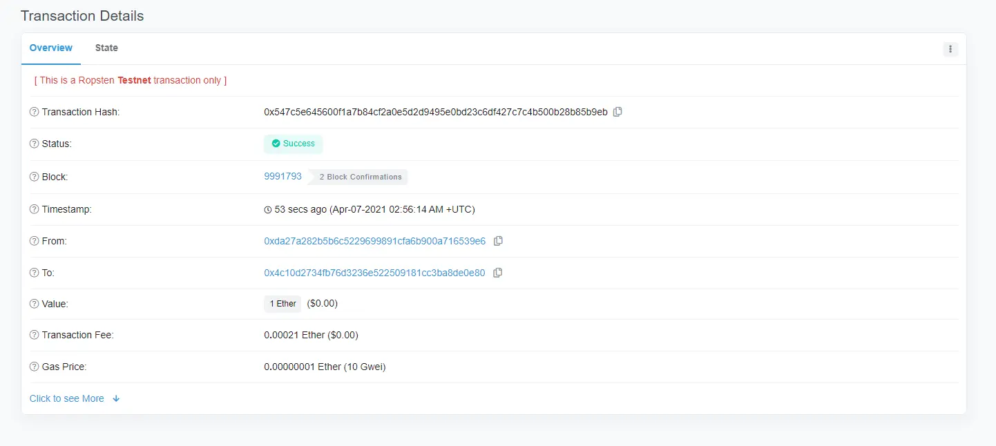 image of transaction done successfully