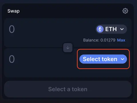 Common interface for swapping