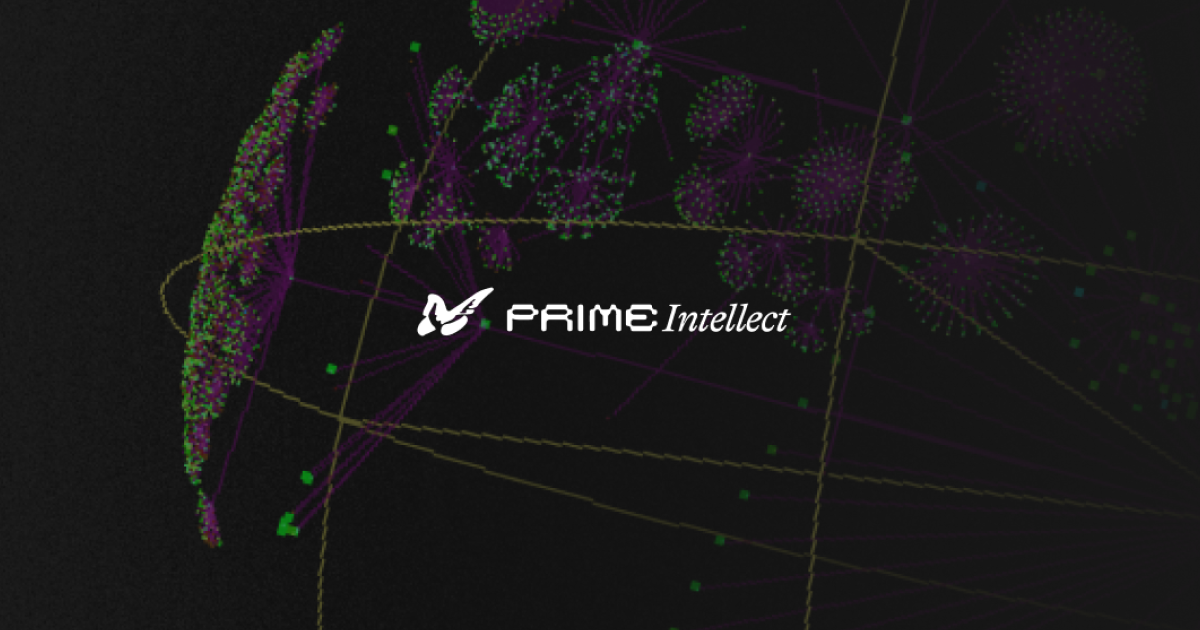 Screenshot 1 of Prime Intellect showing the application interface