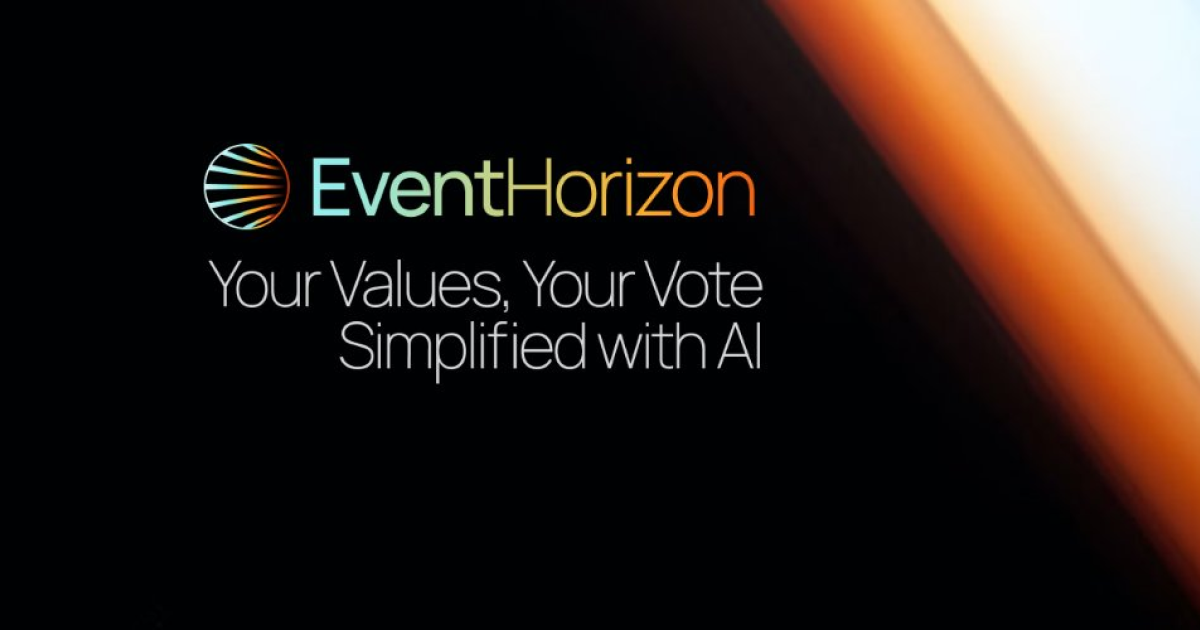 Event Horizon application banner showing the main interface