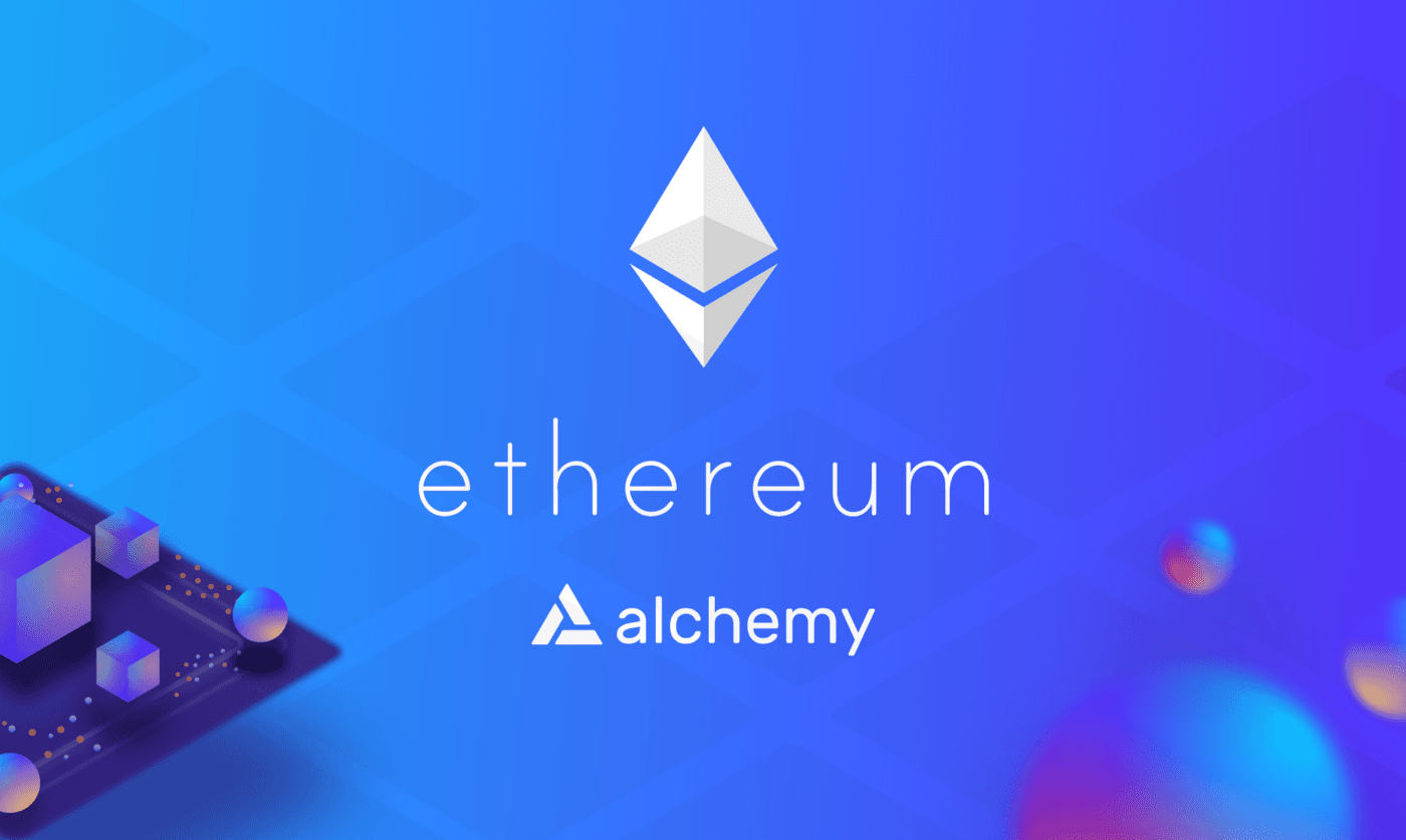 Ethereum dan logo Alchemy